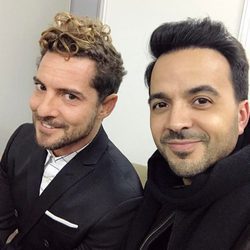 David Bisbal y Luis Fonsi en el homenaje a Juan Gabriel