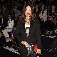 Raquel Revuelta en el desfile de la firma Juana Martín en la Madrid Fashion Week 2017/2018