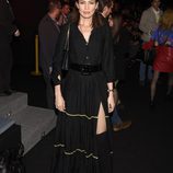 Nieves Álvarez en el desfile de la firma Custo Barcelona en la Madrid Fashion Week 2017/2018