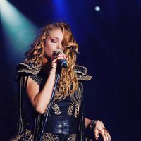 Paulina Rubio en su concierto de Campeche