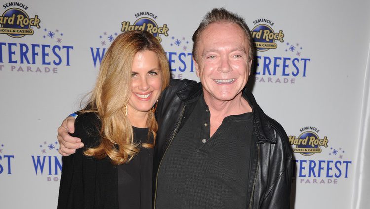 David Cassidy y su mujer Sue Shifrin en el Hard Rock Winterfest Boat Parade 2014