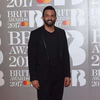 Craig David en la alfombra roja de los Brit Awards 2017