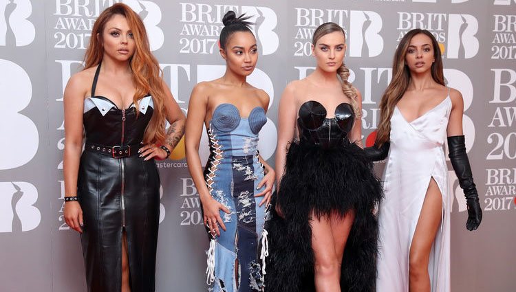 Little Mix en la alfombra roja de los Brit Awards 2017