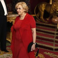 Manuela Carmena en la cena de gala en honor al presidente de Argentina Mauricio Macri y Juliana Awada