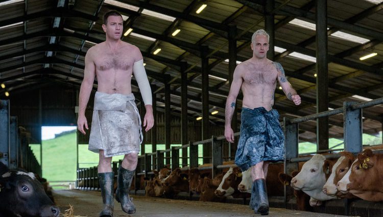 Ewan McGregor y Jonny Lee Miller rodando 'T2 Trainspotting'