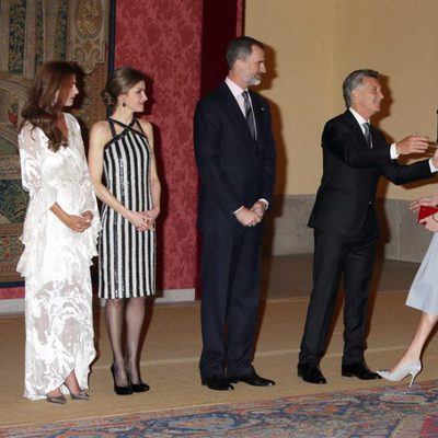 Los Reyes Felipe y Letizia, anfitriones del presidente de Argentina Mauricio Macri y Juliana Awada