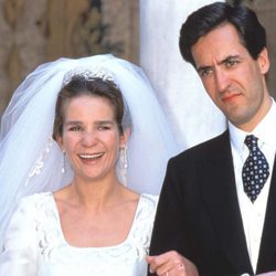 La Infanta Elena y Jaime de Marichalar en su boda