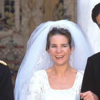 La Infanta Elena y Jaime de Marichalar en su boda