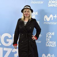 Lluvia Rojo en el estreno de '¿Qué fue de Jorge Sanz?'