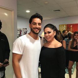 Isabel Pantoja y Maluma en el Festival de Viña del Mar