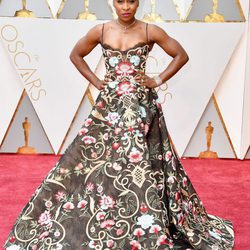 Cynthia Erivo en la alfombra roja de los Premios Oscar 2017