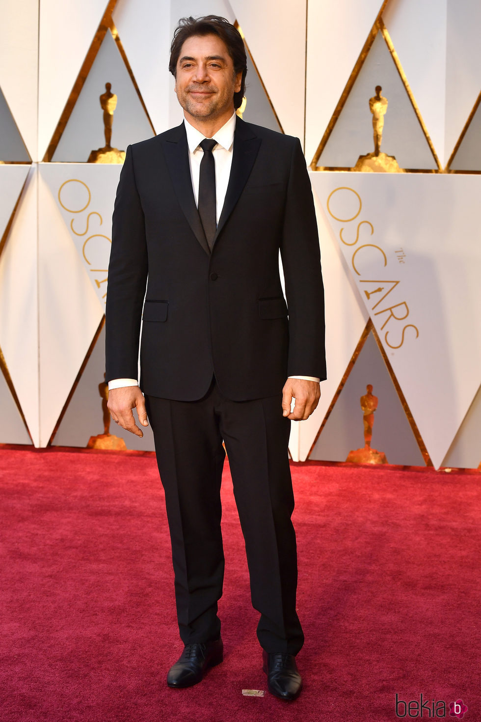 Javier Bardem en la alfombra roja de los Premios Oscar 2017