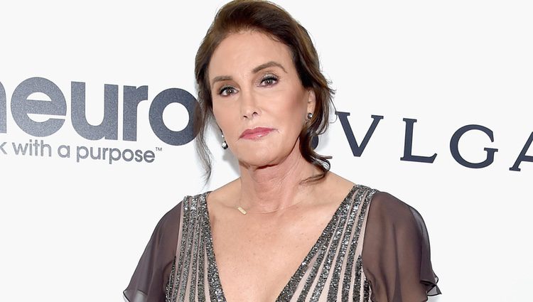 Caitlyn Jenner en la fiesta de la Fundación Elton John tras los Premios Oscar 2017