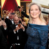 Meryl Streep en la alfombra roja de los Premios Oscar 2017