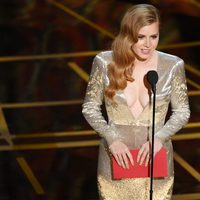 Amy Adams entregando uno de los galardones de los Premios Oscar 2017