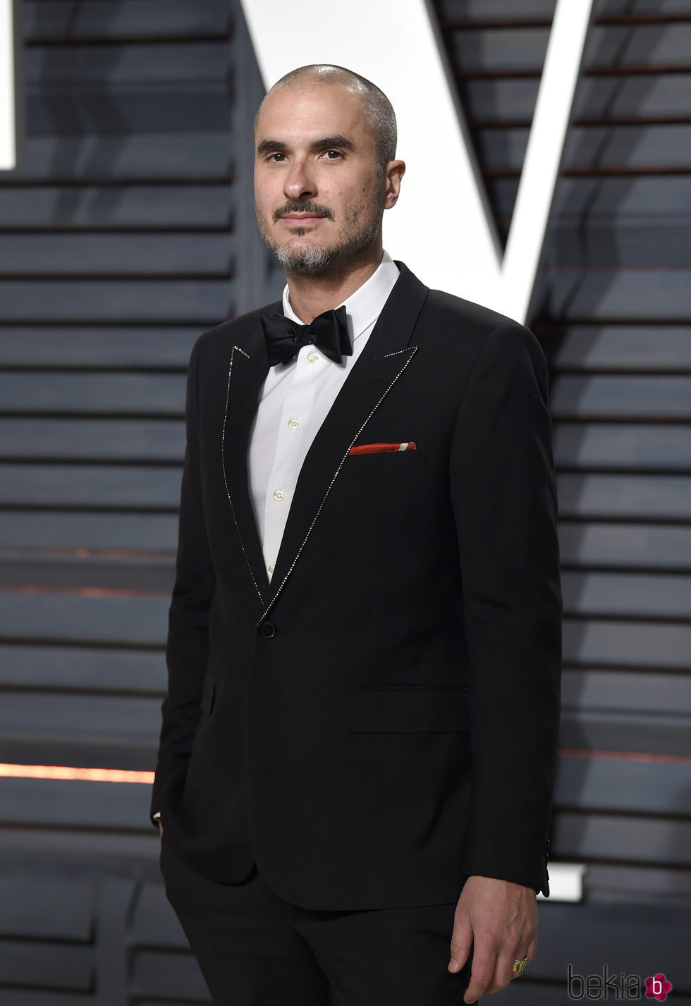 El DJ Zane Lowe en la fiesta de Vanity Fair de los Premios Oscar 2017