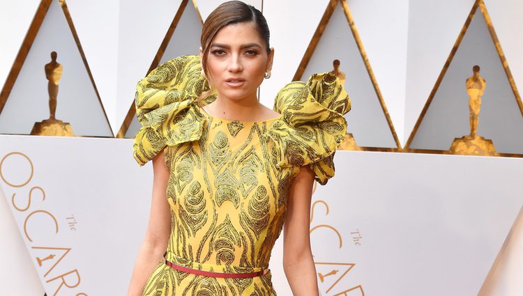 La actriz Blanca Blanco en la gala de los Oscar 2017