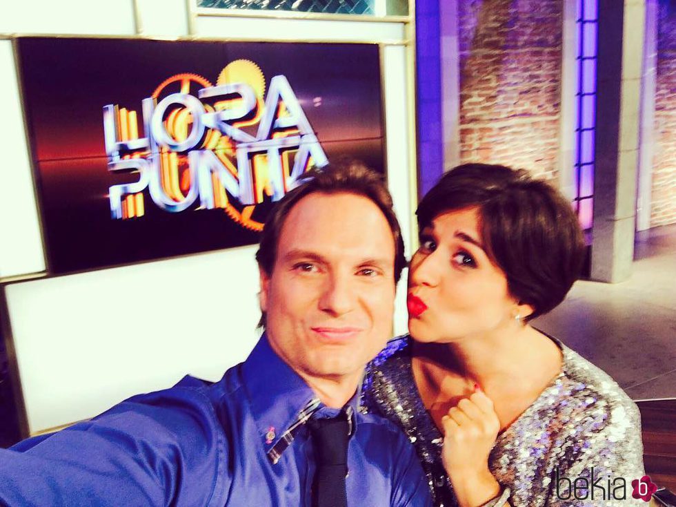 Alejandra Castelló y Javier Cárdenas en el programa 'Hora Punta'