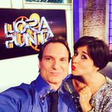 Alejandra Castelló y Javier Cárdenas en el programa 'Hora Punta'