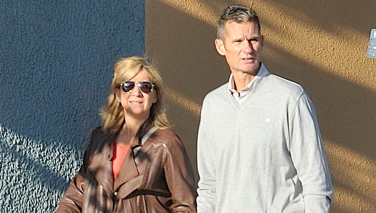 La Infanta Cristina e Iñaki Urdangarin paseando por Ginebra