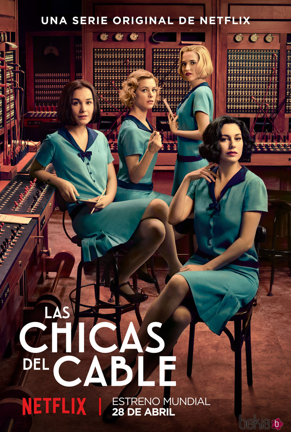 Póster oficial de 'Las chicas del cable'