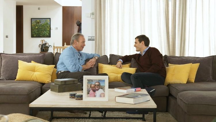 Albert Rivera junto a Bertín Osborne en 'Mi casa es la tuya'