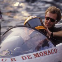 Pierre Casiraghi con su padre Stefano cuando era un niño