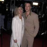 Jennifer Aniston y Brad Pitt en la premiere de 'The Mexican'