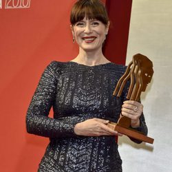 Aitana Sánchez Gijón con su Fotograma de Plata 2016