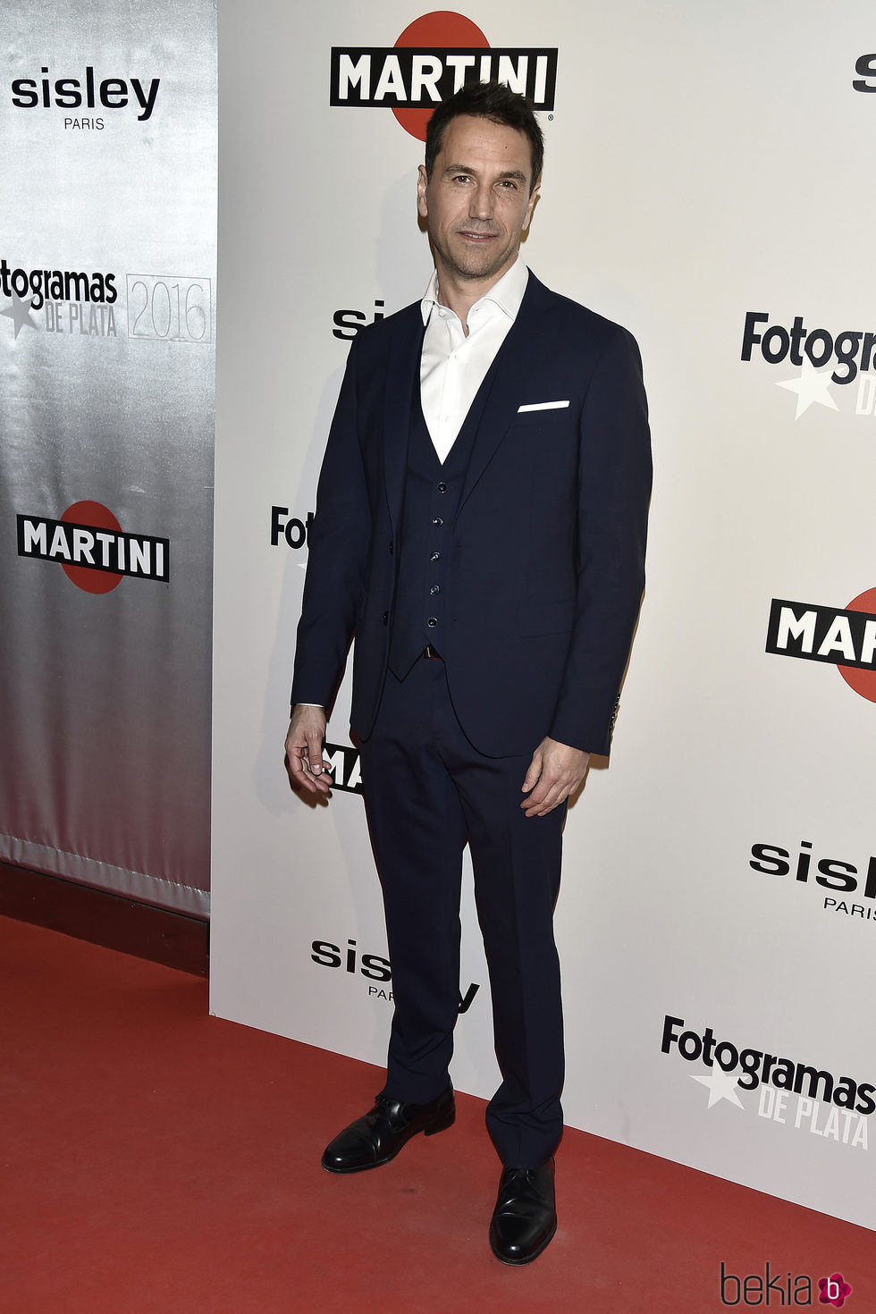 Oriol Tarrasón en la alfombra roja de los Premios Fotogramas de Plata 2016