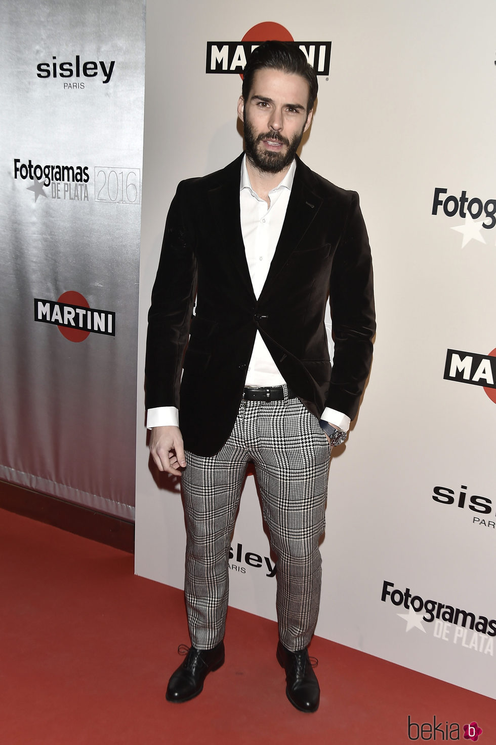 Álex Barahona en la alfombra roja de los Premios Fotogramas de Plata 2016