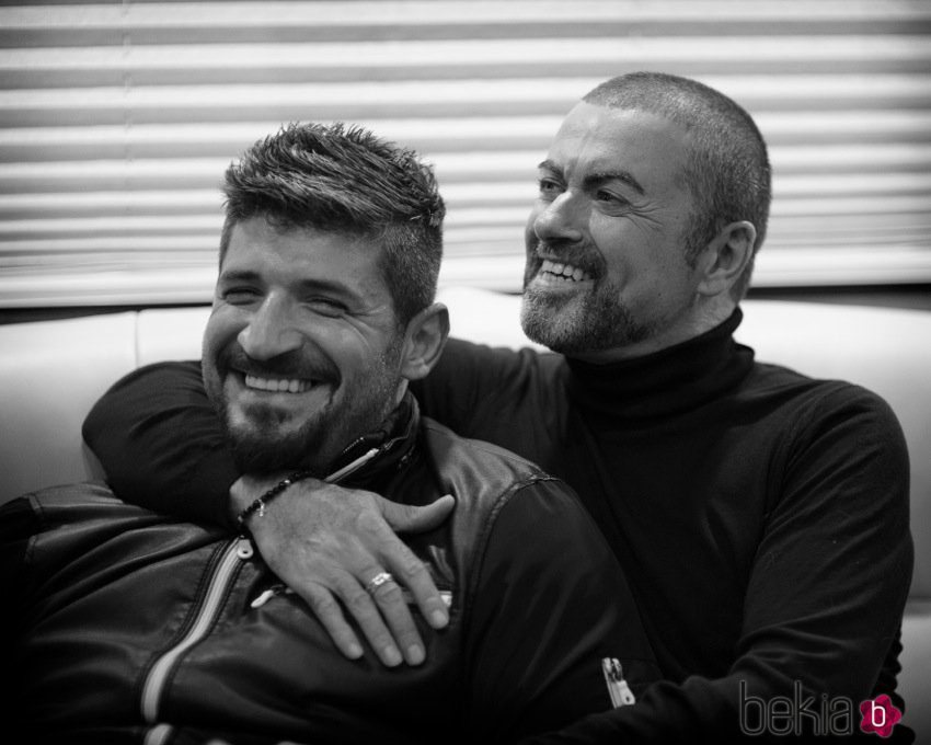 George Michael y su novio Fadi Fawaz