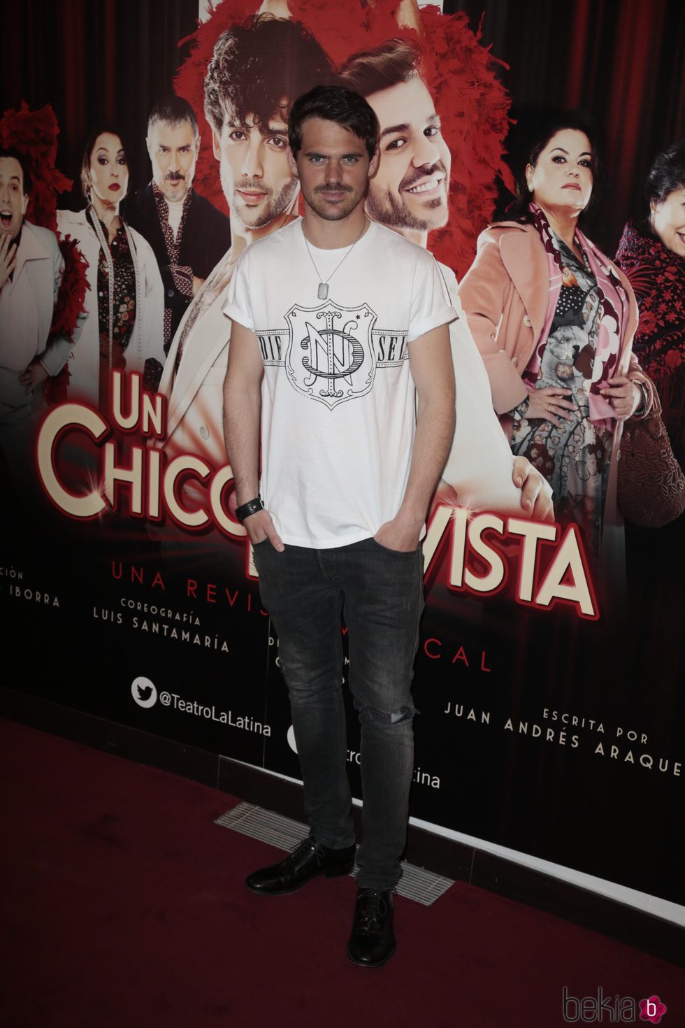 Gonzalo Ramos en el estreno de 'Un chico de revista'