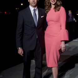 Cayetano Rivera y Eva González en la fiesta de presentación de la Feria de San Isidro 2017