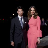 Cayetano Rivera y Eva González en la fiesta de presentación de la Feria de San Isidro 2017