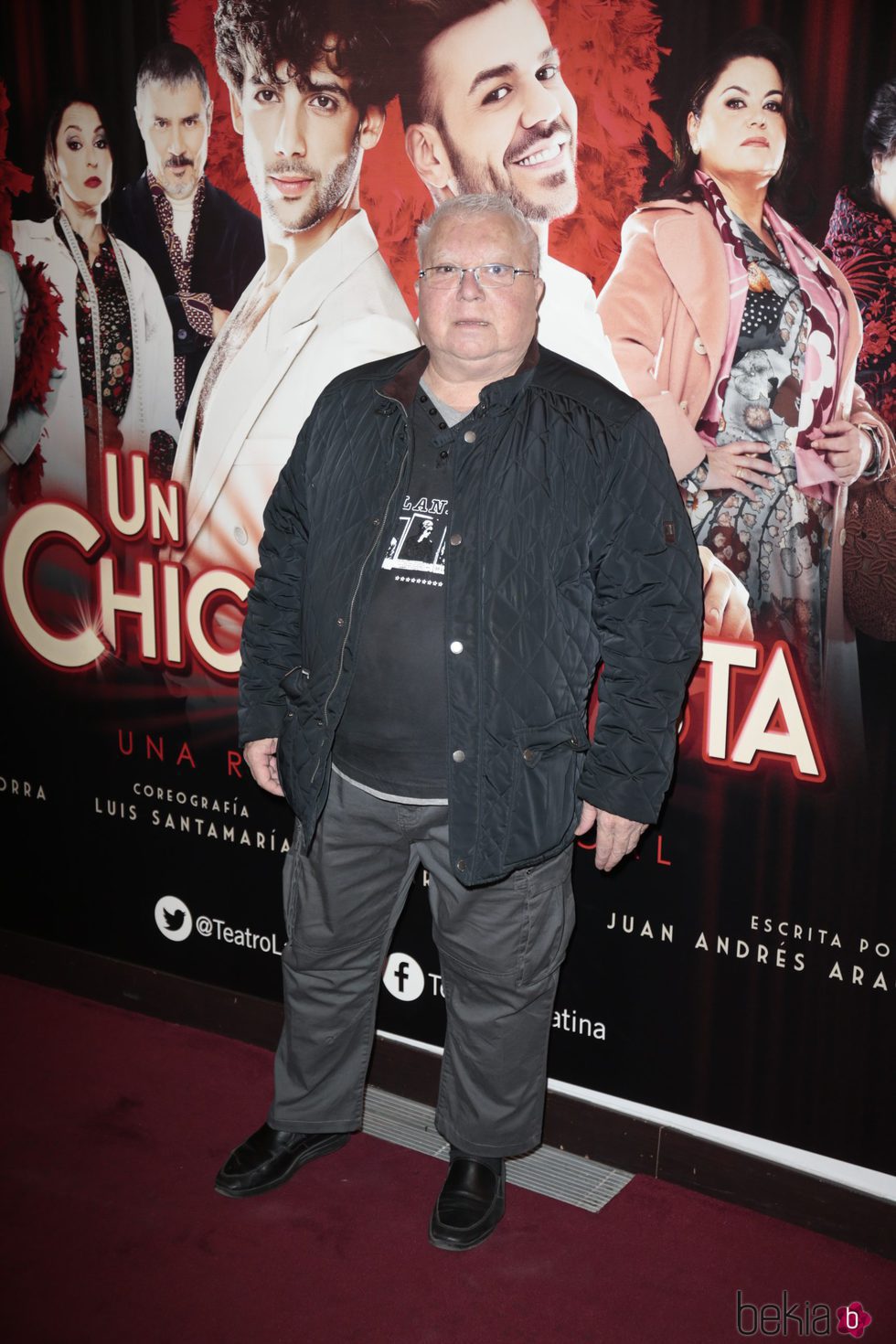 Juanito el Golosina en el estreno de 'Un chico de revista'