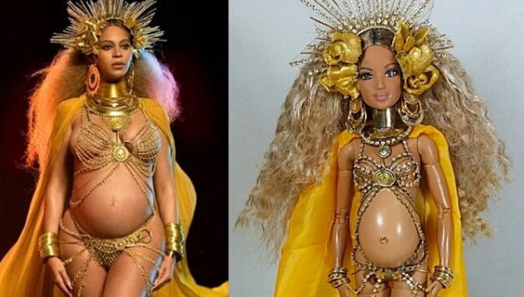 Beyoncé embarazada en versión Barbie