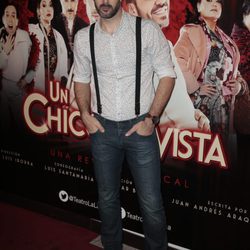 David Amor en el estreno de 'Un chico de revista'