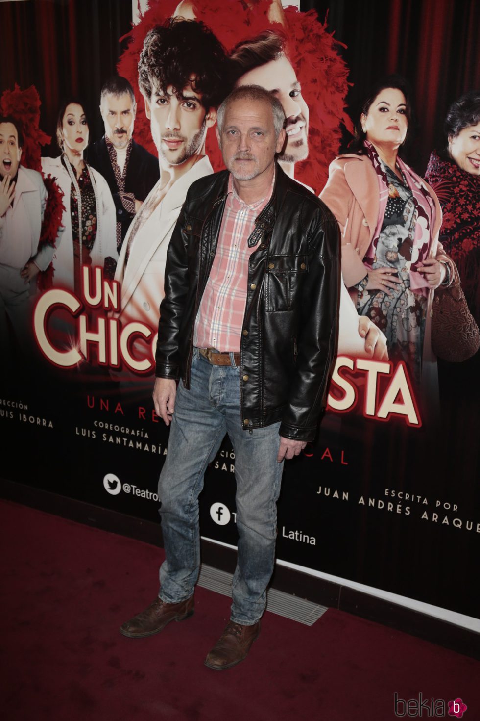 Jordi Rebellón en el estreno de 'Un chico de revista'