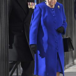 La Reina Isabel y el Duque de Edimburgo en la inauguración de un Memorial en recuerdo a los caídos en las guerras de Irak y Afganistán