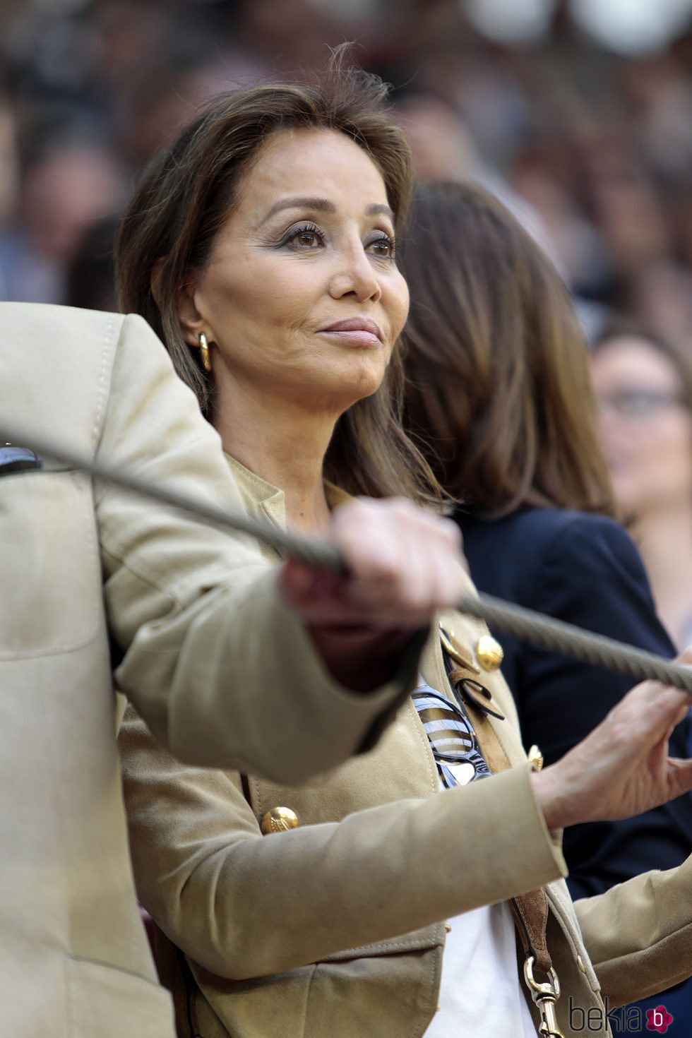 Isabel Preysler en un festejo taurino en Illescas