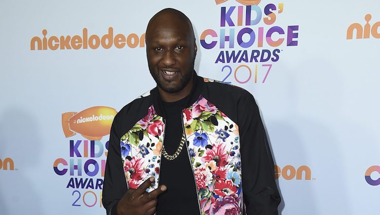 Lamar Odom en los Nickelodeon Kids' Choice Awards 2017