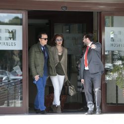 José Ortega Cano y Ana María Aldón saliendo del Hospital Montepríncipe de Madrid