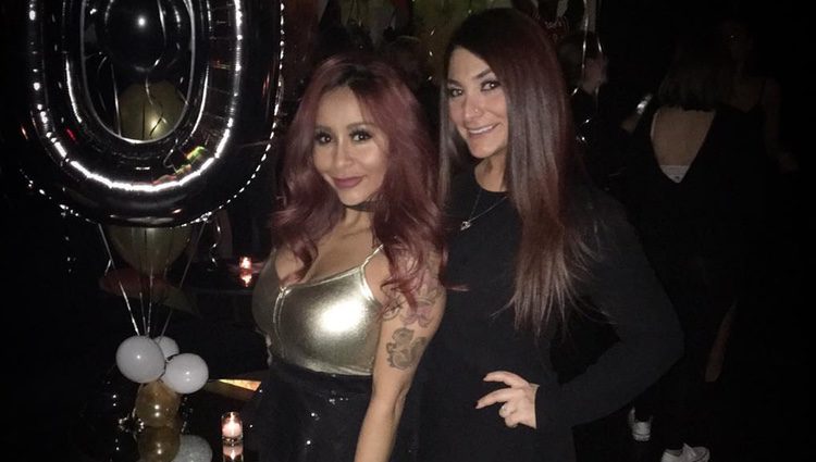 Snooki y Sammi Sweetheart en la fiesta de cumpleaños de la segunda