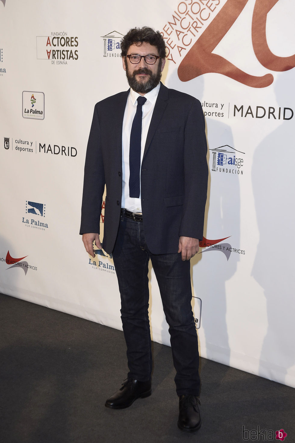 Manolo Solo en la red carpet de la XXVI edición de los Premios de la Unión de Actores