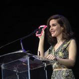 Nuria Gago con su premio de la Unión de Actores 2017