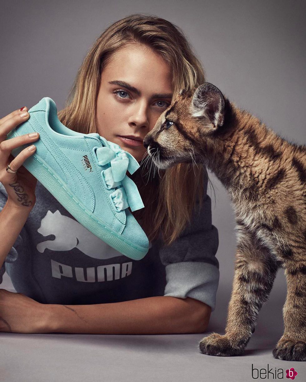 Cara Delevingne en la campaña primavera-verano 2017 de Puma