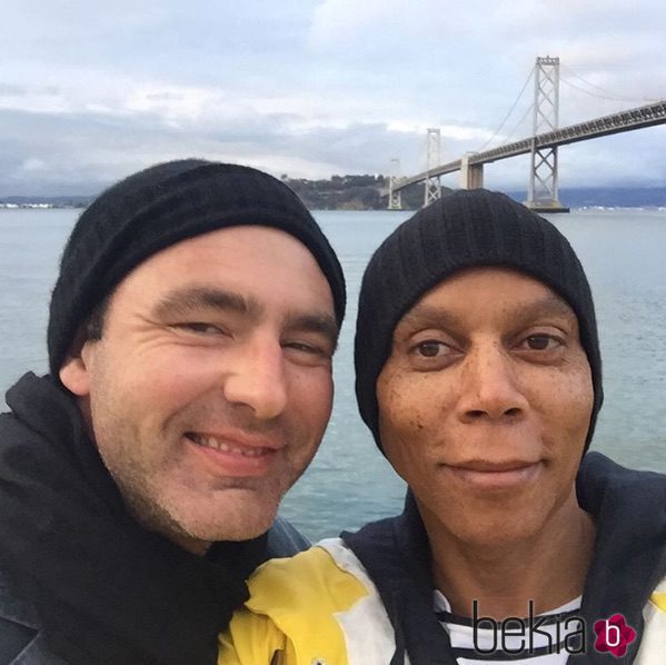 RuPaul junto a su pareja George LeBar