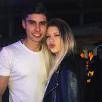 Ana Matamoros con su hermano Javier Tudela