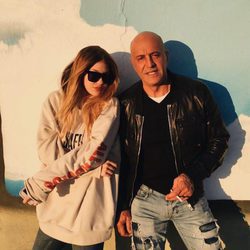 Ana Matamoros posando con su padre Kiko Matamoros